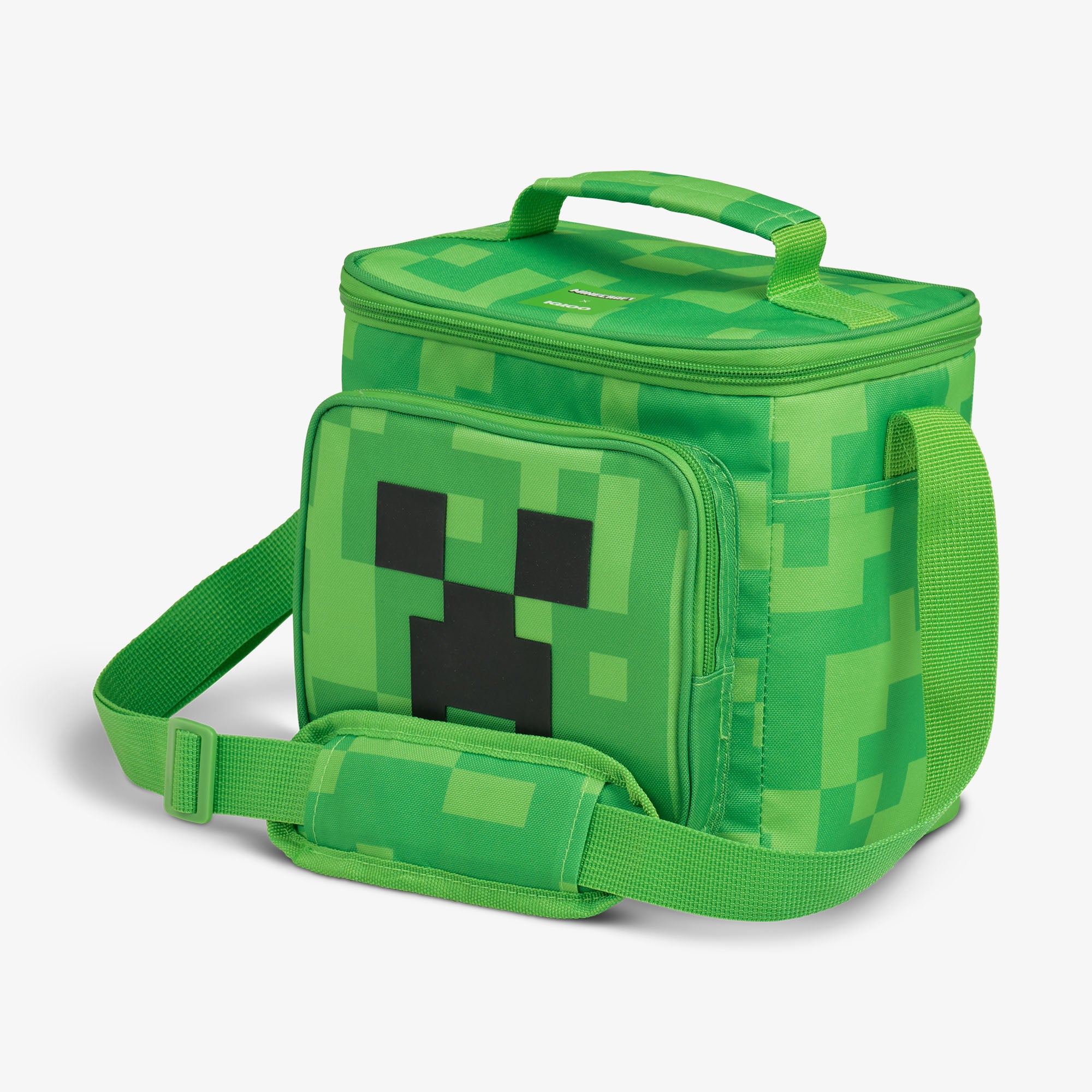 Minecraft Creeper Square Lunch Cooler Bag - Image 2