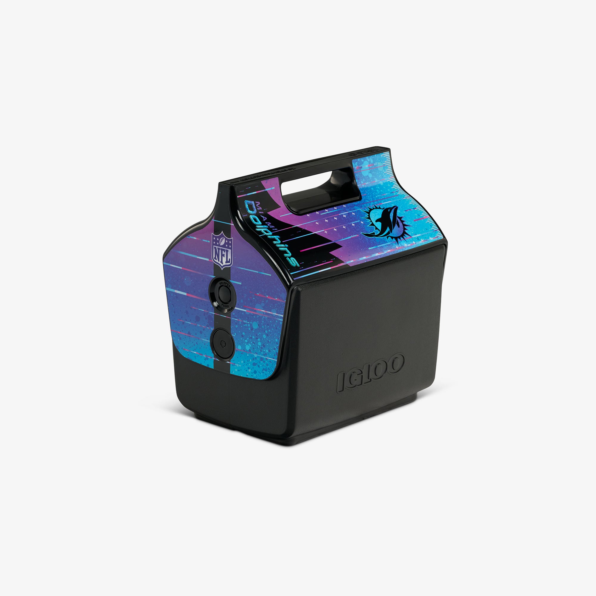 NFL Neon Miami Dolphins Little Playmate? 7 Qt Cooler - Image 4