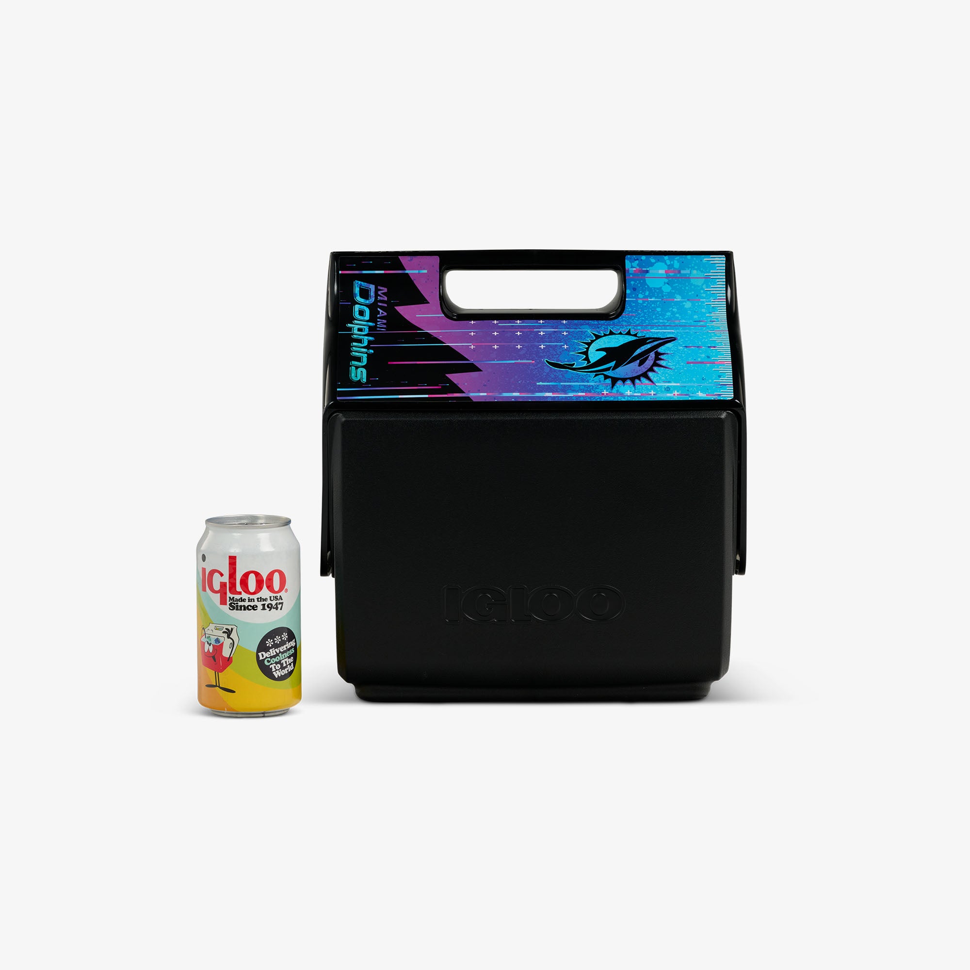NFL Neon Miami Dolphins Little Playmate? 7 Qt Cooler - Image 5