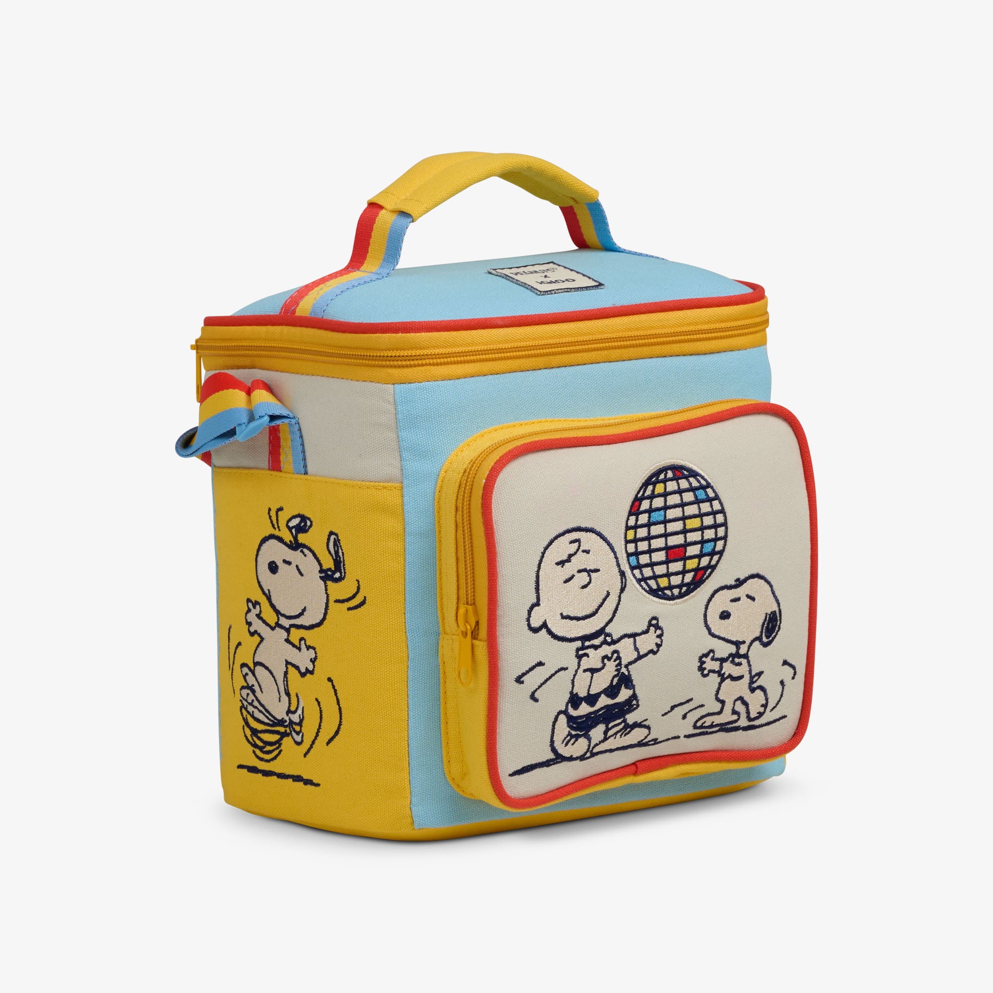 Snoopy Disco Party Square Lunch Cooler Bag - Image 4