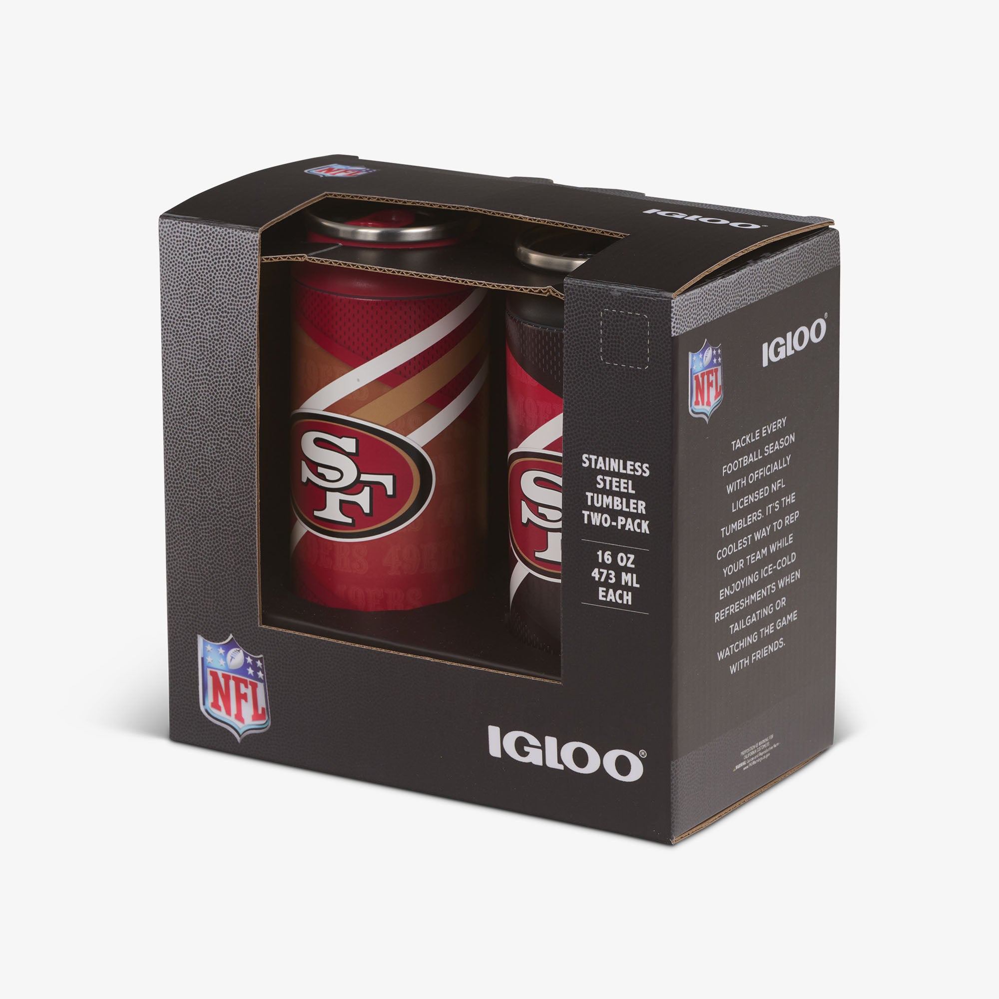 San Francisco 49ers Home & Away 16 Oz Can 2-Pack - Image 5