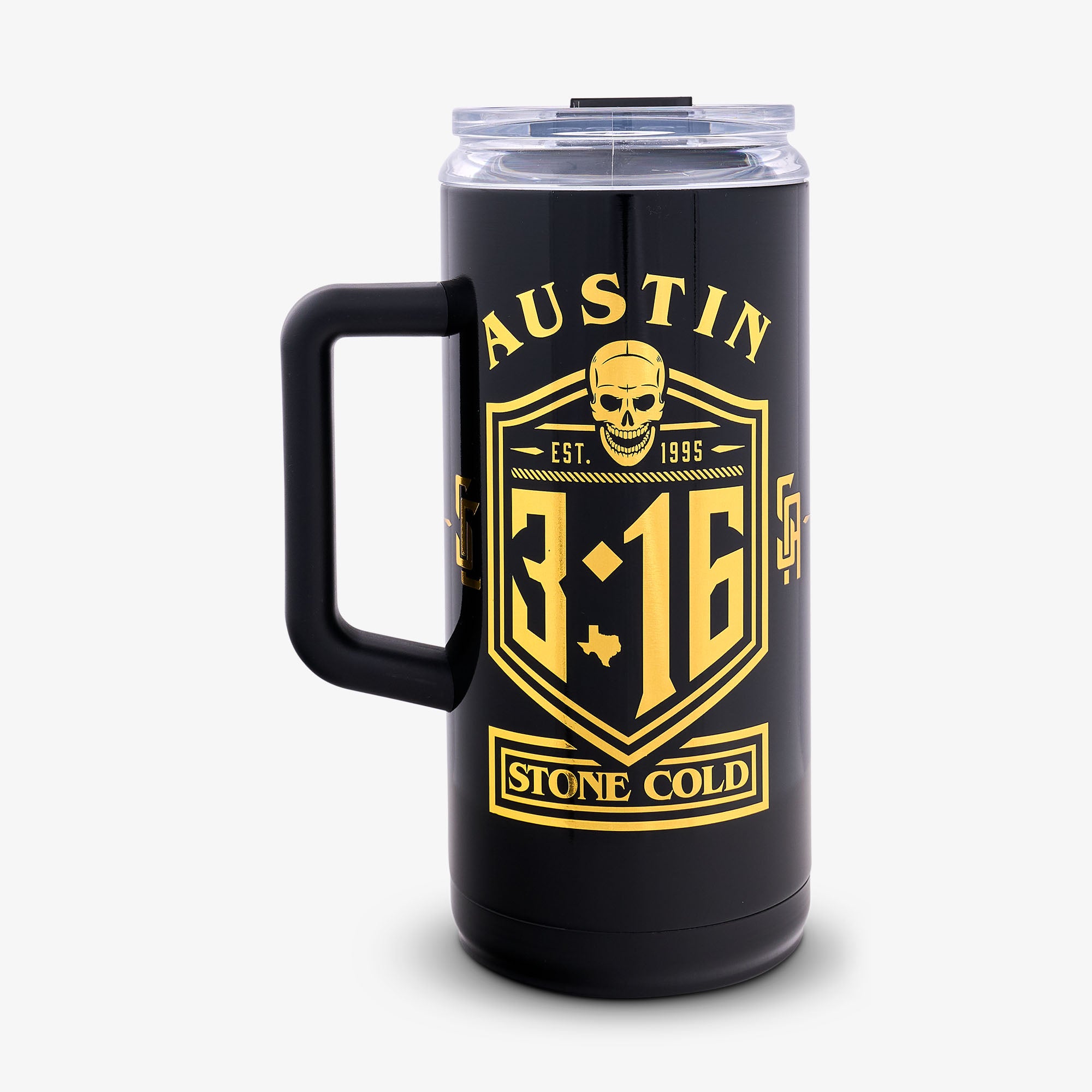 WWE Stone Cold Steve Austin Smoking Skull 1L Beer Mug - Image 3