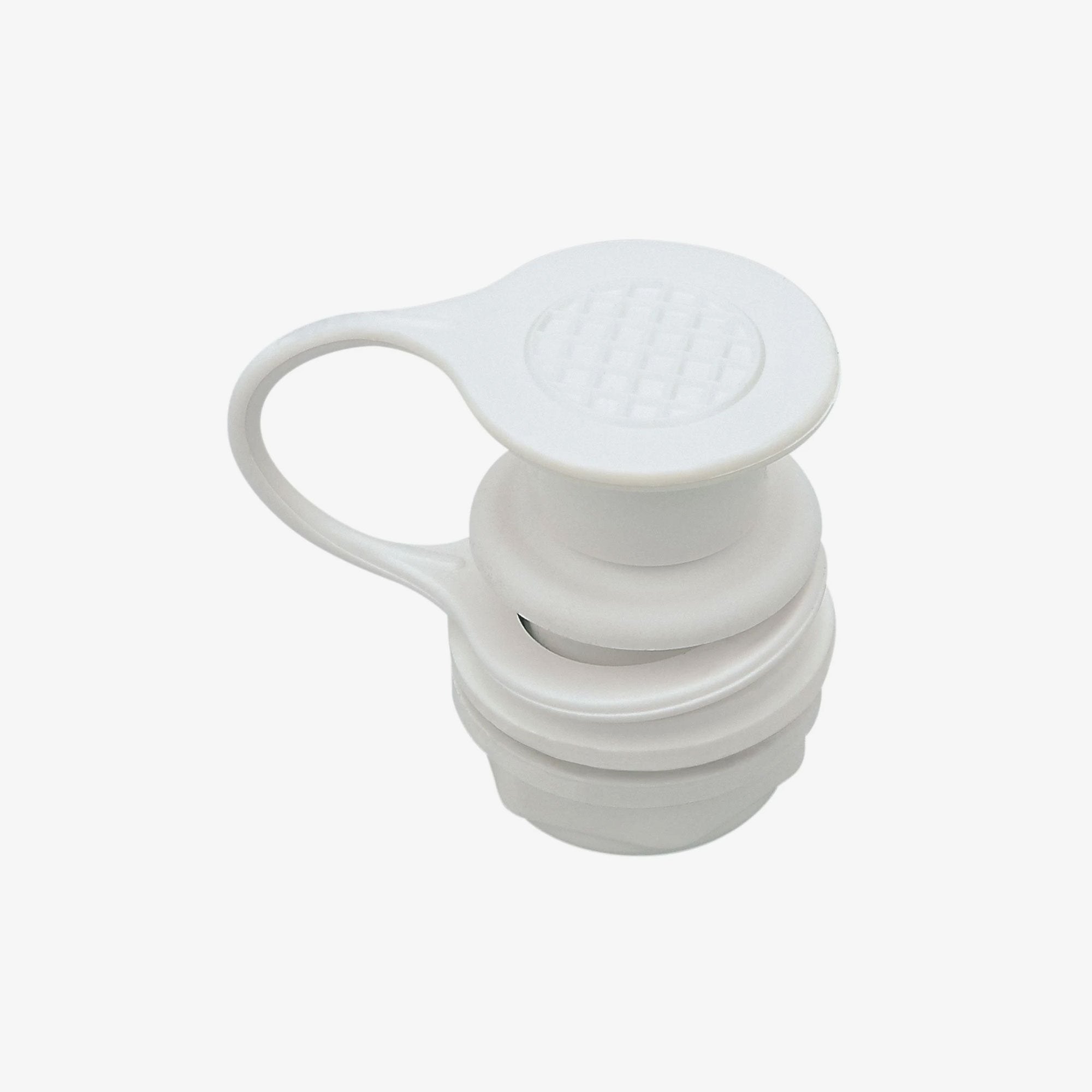 Triple-Snap Drain Plug Assembly With Plastic Tethered Cap